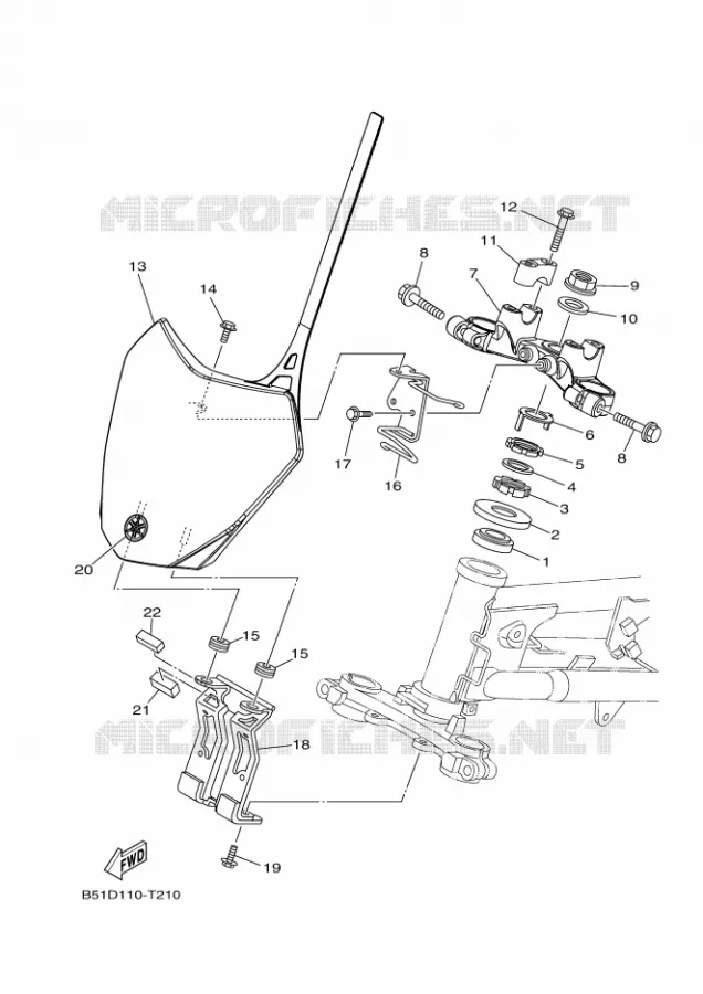 STEERING Yamaha MOTO 110 2020 TTR  TT-R110EL