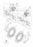 FRONT BRAKE CALIPER for Yamaha MT 2020