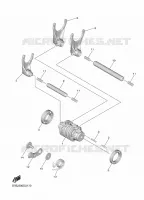 GEAR SHIFT SELECTOR DRUM / FORKS for Yamaha YZF 2020