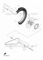REAR WHEEL for Yamaha YZF 2020