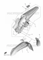 FENDER for Yamaha YZF 2020