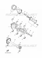 CRANKSHAFT / PISTON for Yamaha MT 2020