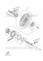 REAR WHEEL for Yamaha R3 2020