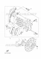 FRONT BRAKE CALIPER for Yamaha BWS 2020