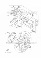 REAR WHEEL for Yamaha BWS 2020