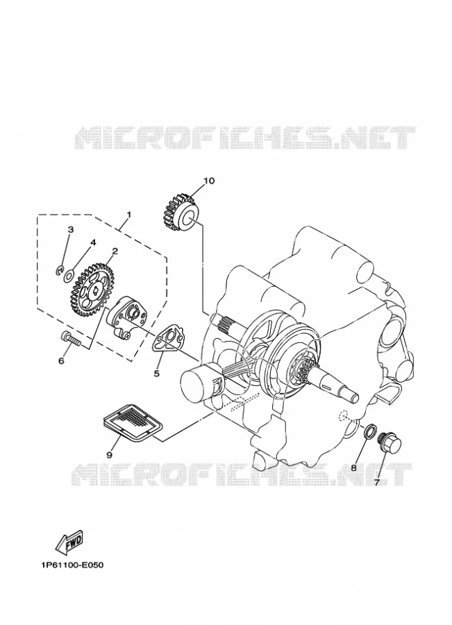 OIL PUMP Yamaha MOTO 50 2020 TTR  TT-R50EL