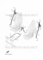 SEAT 2 for Yamaha WOLVERINE 2024