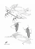 REAR SHOCK ABSORBER for Yamaha WOLVERINE 2024