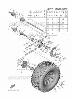 REAR WHEEL for Yamaha WOLVERINE 2024