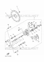 REAR BRAKE CALIPER 2 for Yamaha YXZ 2024