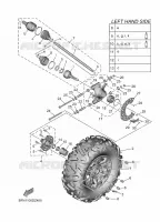 REAR WHEEL for Yamaha WOLVERINE 2024