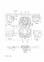 STICKER / LABEL 1 for Yamaha GRIZZLY 2024