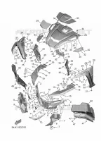 FRONT FENDER 2 for Yamaha WOLVERINE 2024