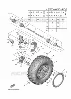 FRONT WHEEL for Yamaha WOLVERINE 2024