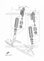 REAR SHOCK ABSORBER for Yamaha WOLVERINE 2024
