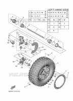 FRONT WHEEL for Yamaha WOLVERINE 2024