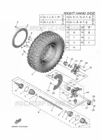 FRONT WHEEL 2 for Yamaha WOLVERINE 2024