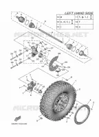 REAR WHEEL for Yamaha WOLVERINE 2024