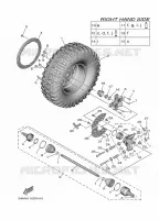 REAR WHEEL 2 for Yamaha WOLVERINE 2024