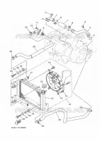 RADIATOR / HOSES for Yamaha KODIAK 2024