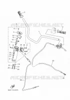 HANDLEBAR & CABLES for Yamaha KODIAK 2023