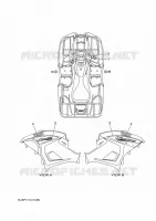STICKER for Yamaha KODIAK 2023
