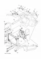 RADIATOR / HOSES for Yamaha KODIAK 2021