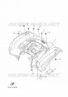 REAR FENDER for Yamaha KODIAK 2021