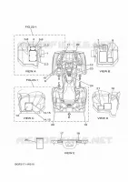 STICKER / LABEL 1 for Yamaha KODIAK 2021