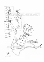 HANDLEBAR & CABLES for Yamaha KODIAK 2021