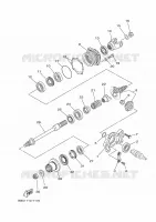CROSS SHAFT for Yamaha KODIAK 2021