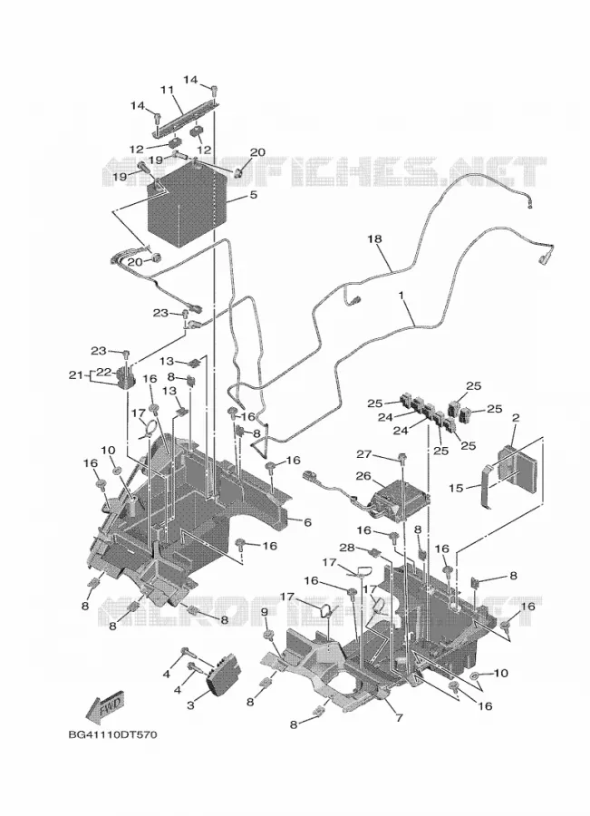 ELECTRICAL 2 Yamaha SIDE BY SIDE 850 2020 WOLVERINE  YX85FPAL / YXF850E