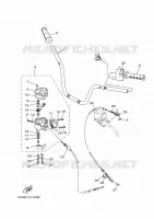 HANDLEBAR & CABLES for Yamaha GRIZZLY 2020