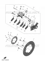 REAR BRAKE CALIPER for Yamaha R9 2025