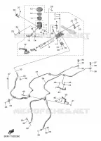 FRONT BRAKE MASTER CYLINDER for Yamaha R9 2025