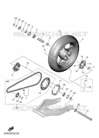 REAR WHEEL for Yamaha R9 2025