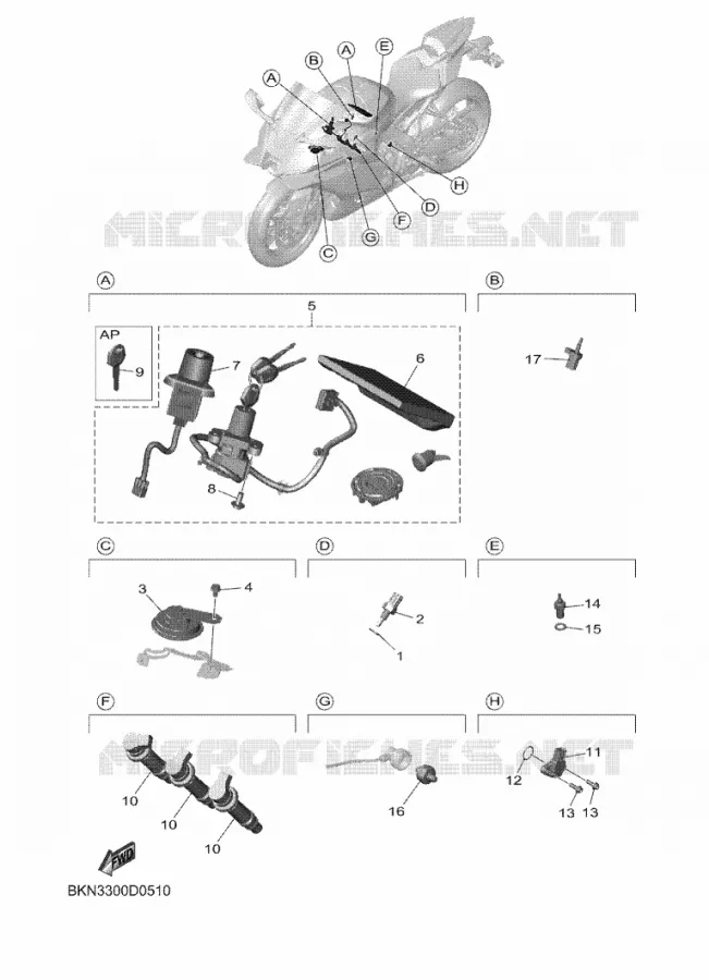 ELECTRICAL 2 Yamaha MOTO 900 2025 R9  YZF890