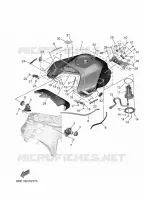 FUEL TANK for Yamaha MT 2025