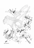 STAND / FOOTREST for Yamaha MT 2025
