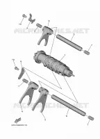 GEAR SHIFT SELECTOR DRUM / FORKS for Yamaha MT 2025