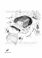 FUEL TANK for Yamaha MT 2025