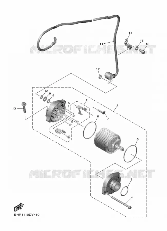 STARTER MOTOR Yamaha MOTO 450 2025 WRF  WR450F