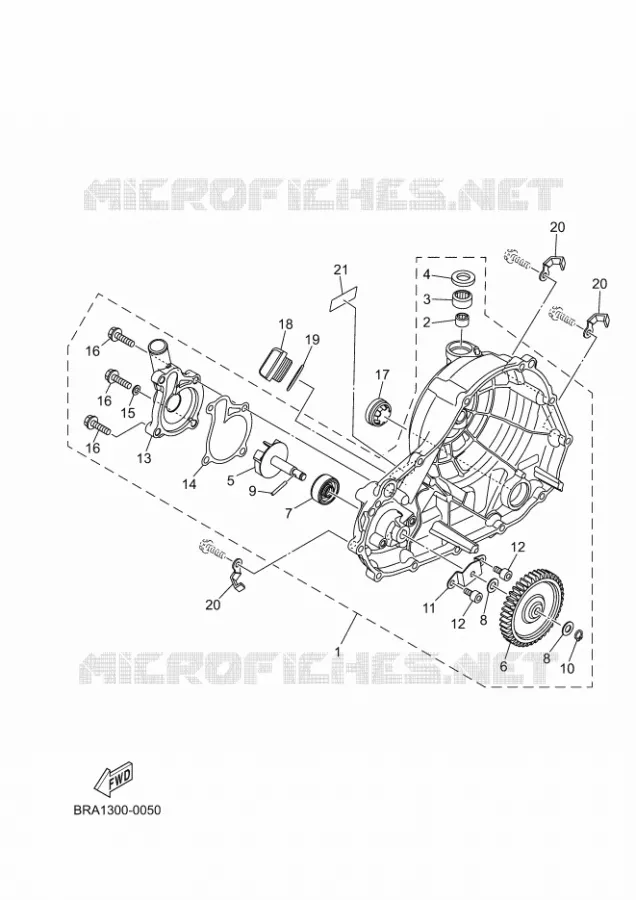 WATERPUMP / HOSES Yamaha MOTO 300 2025 R3  YZF320-A