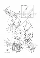 WINDSCREEN for Yamaha R3 2025