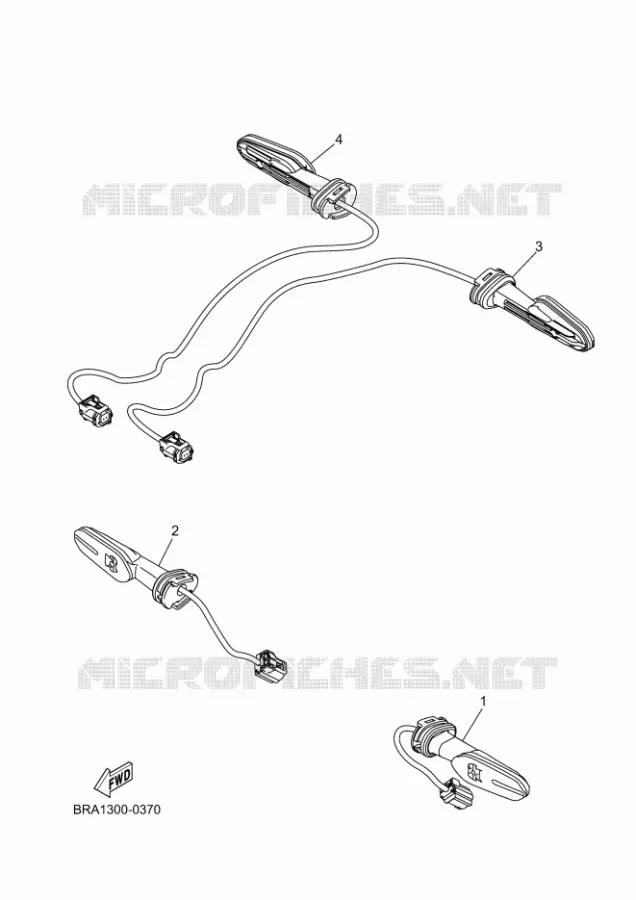 INDICATOR Yamaha MOTO 300 2025 R3  YZF320-A