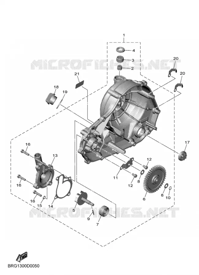 WATERPUMP / HOSES Yamaha MOTO 300 2025 MT  MTN320-A