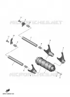 GEAR SHIFT SELECTOR DRUM / FORK for Yamaha MT 2025