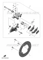 REAR BRAKE CALIPER for Yamaha MT 2025
