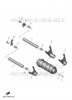 GEAR SHIFT SELECTOR DRUM / FORKS for Yamaha MT 2025
