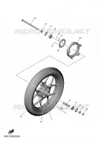 FRONT WHEEL for Yamaha MT 2025